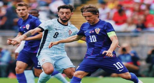  تحت أنظار رونالدو.. مودريتش يقود كرواتيا لانتصار ودي تاريخي على البرتغال 